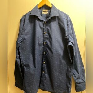 Michael Kors Navy Button-Down Shirt